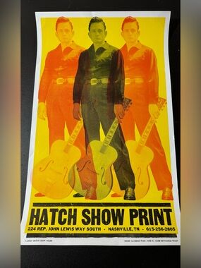 Hatch Show Print Johnny Cash